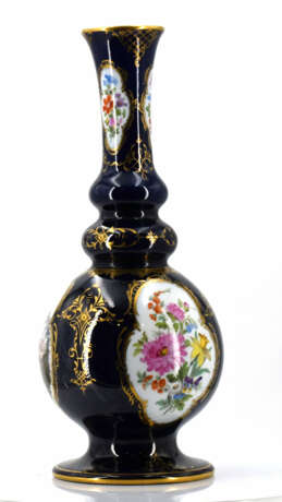 Meissen. Porcelain vase with flower bouquets and landscape - фото 3
