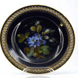 Meissen. Porcelain plate with violet coloured blossoms - Foto 2
