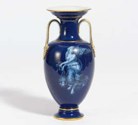 Porcelain vase with allegories