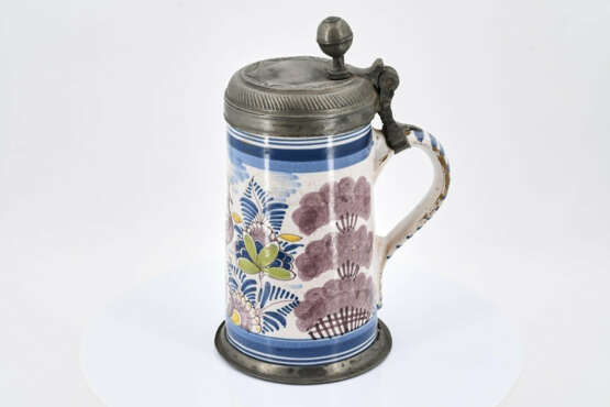 Bayreuth. Ceramic tankard with peacock motif - Foto 2