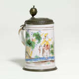 Wohl Erfurt. Ceramic tankard with farmers' wives - photo 1