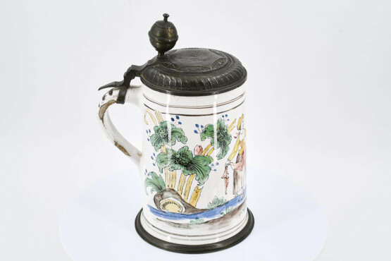 Wohl Erfurt. Ceramic tankard with farmers' wives - photo 4