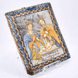 Italy. Ceramic tile with depiction of the "Adoration of Jesus" and donor - photo 3