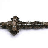 Two silver and mother of pearl crucifixes - Foto 3