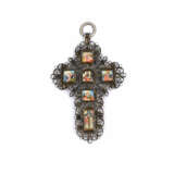 Two silver and mother of pearl crucifixes - Foto 6