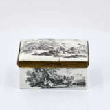 France. Enamel and fire-gilt copper snuff box with bucolic landscapes in Grisaille - фото 5