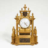 South Germany. Wooden classicism commode clock with musical mechanism - photo 1