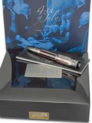 MONTBLANC, LIMITED EDITION WHITE GOLD, MOTHER-OF-PEARL AND DIAMONDS '4THOF JULY' FOUNTAIN PEN, NO. 34/56 