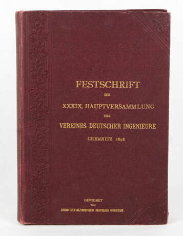 Festschrift Deutsche Ingenieure 1898 - Foto 1