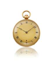 BREGUET, 18K GOLD JUMP HOUR A TOC QUARTER REPEATING CYLINDER WATCH WITH GOLD DIAL, SOLD TO MONSIEUR JAMES
