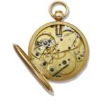 Breguet. BREGUET, 18K GOLD JUMP HOUR A TOC QUARTER REPEATING CYLINDER WATCH WITH GOLD DIAL, SOLD TO MONSIEUR JAMES - photo 2