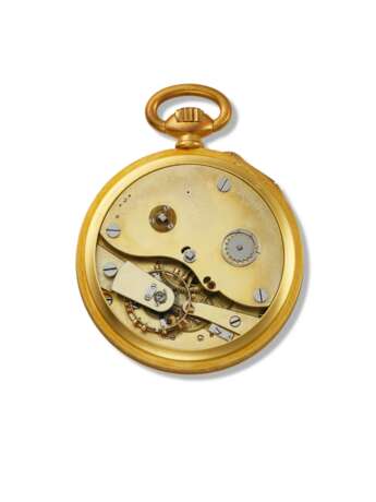 Breguet. BREGUET, 18K GOLD OPENFACE KEYLESS POCKET CHRONOMETER WITH SPRING DETENT ESCAPEMENT, 39-HOUR POWER RESERVE INDICATOR, SOLD TO LOUIS H. DULLES - фото 3