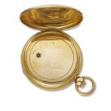 Breguet. BREGUET, 18K GOLD JUMP HOUR A TOC QUARTER REPEATING CYLINDER WATCH WITH GOLD DIAL, SOLD TO MONSIEUR JAMES - Foto 4