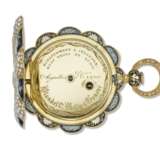 BLONDEL & MELLY, 18K GOLD, ENAMEL AND PEARL-SET OPENFACE CYLINDER WATCH, MADE FOR THE TURKISH MARKET - фото 3