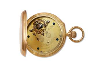 CHARLES FRODSHAM, GOLD OPENFACE SIX-MINUE TOURBILLON, AWARDED A CLASS A KEW OBSERVATORY CERTIFICATE IN 1906
