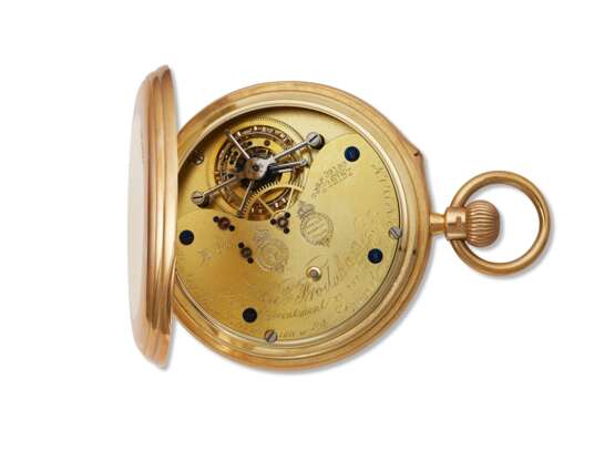 Frodsham, Charles. CHARLES FRODSHAM, GOLD OPENFACE SIX-MINUE TOURBILLON, AWARDED A CLASS A KEW OBSERVATORY CERTIFICATE IN 1906 - photo 1