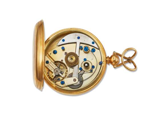 LOEHR, GOLD OPENFACE “PERPETUAL PATENT”SELF-WINDING LEVER WATCH WITH 56 HOUR POWER RESERVE - Foto 3