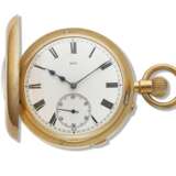 ARMY & NAVY COOPERATIVE SOCIETY LTD., 18K GOLD HALF HUNTER CASE KEYLESS LEVER TWO TRAIN MINUTE REPEATING GRANDE ET PETITE SONNERIE CLOCK WATCH - photo 3
