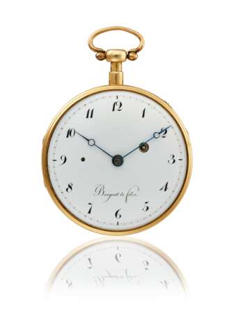 SWISS, 18K GOLD OPENFACE CARILLON QUARTER REPEATING ON GONGS KEYWOUND WATCH - photo 1
