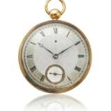 ANON, 18K GOLD OPENFACE QUARTER REPEATING CYLINDER WATCH - фото 1