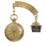 G.W. ROBINSON, 18K GOLD OPENFACE KEYWOUND LEVER WATCH MADE FOR THE SPANISH MARKET - photo 1