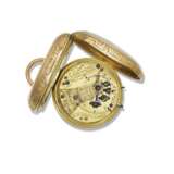 G.W. ROBINSON, 18K GOLD OPENFACE KEYWOUND LEVER WATCH MADE FOR THE SPANISH MARKET - photo 3