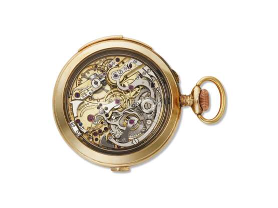Vacheron Constantin. VACHERON CONSTANTIN, 18K GOLD MINUTE REPEATING KEYLESS CHRONOGRAPH MOVEMENT IN LATER ADDED CASE - photo 2
