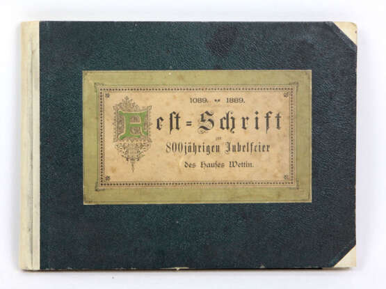Festschrift Wettiner Jubelfeier 1889 - фото 1