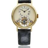 BREGUET. AN ATTRACTIVE 18K GOLD TOURBILLON WRISTWATCH - фото 1