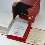 CARTIER. A VERY RARE 18K PINK GOLD LIMITED EDITION AUTOMATIC TOURBILLON WRISTWATCH WITH CERTIFICATES AND BOX - photo 2