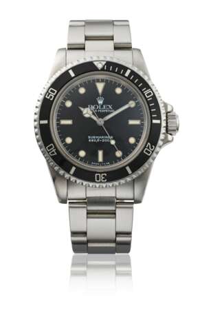 ROLEX. A STAINLESS STEEL AUTOMATIC WRISTWATCH WITH SWEEP CENTRE SECONDS, BRACELET AND GUARANTEE - Foto 1