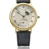 BREGUET. AN 18K GOLD AUTOMATIC WRISTWATCH WITH DATE, POWER RESERVE AND MOON PHASES INDICATION - photo 1