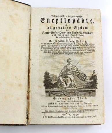 Oekonomisch- technologische Encyklopaedie von 1796 - photo 1