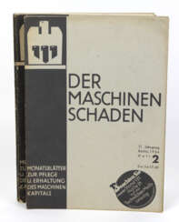 Monatsblätter *Der Maschinenschaden* und andere 1934/35