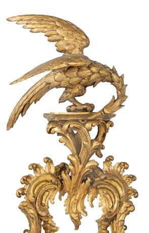 A GEORGE III GILTWOOD OVERMANTEL MIRROR - Foto 2