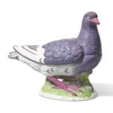 A STRASBOURG FAIENCE PIGEON TUREEN AND COVER - photo 1