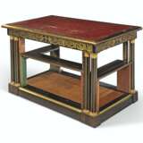 A GEORGE IV ORMOLU AND BRASS-MOUNTED, BRASS-INLAID `BOULLE` MARQUETRY AND EBONY LIBRARY FOLIO TABLE - фото 1