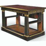 A GEORGE IV ORMOLU AND BRASS-MOUNTED, BRASS-INLAID `BOULLE` MARQUETRY AND EBONY LIBRARY FOLIO TABLE - фото 3