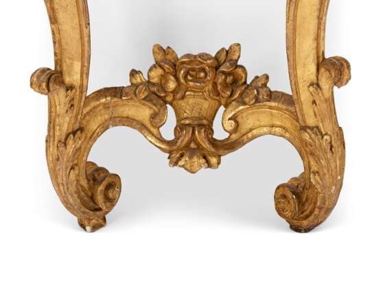 A PAIR OF LOUIS XV GILTWOOD CONSOLES - photo 4