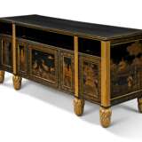 A REGENCY-STYLE LACQUER, JAPANNED AND GILTWOOD SIDE CABINET - photo 4