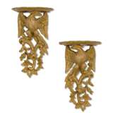 A PAIR OF GEORGE III GILTWOOD BRACKETS - Foto 1