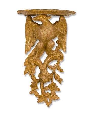 A PAIR OF GEORGE III GILTWOOD BRACKETS - Foto 4