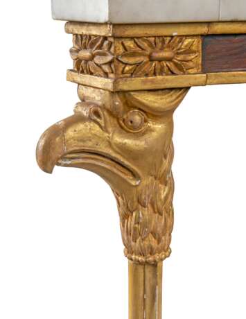 A PAIR OF CENTRAL EUROPEAN PARCEL-GILT AND GRAINED CORNER TORCHERES - photo 4