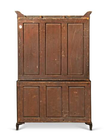 A GEORGE III MAHOGANY LINEN PRESS - Foto 3