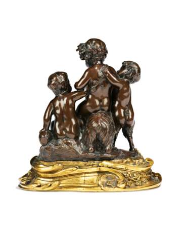 A PATINATED-BRONZE GROUP OF THE INFANT BACCHUS - photo 4
