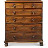 A GEORGE IV MAHOGANY BOWFRONT CHEST - photo 3
