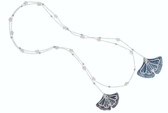 CARNET DIAMOND AND MULTI-GEM LARIAT NECKLACE - Foto 4