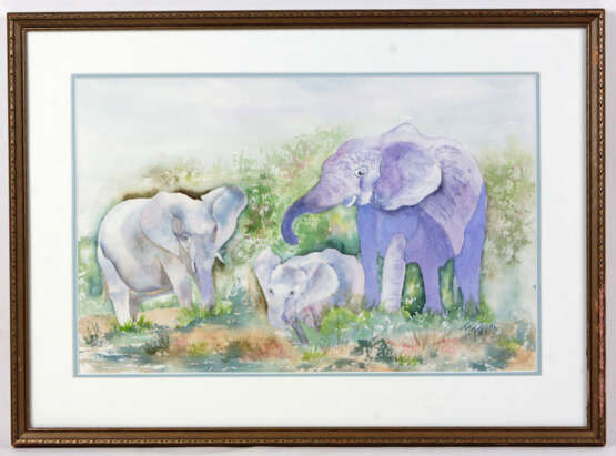 Elefanten Familie - Potvin, P. - Foto 1