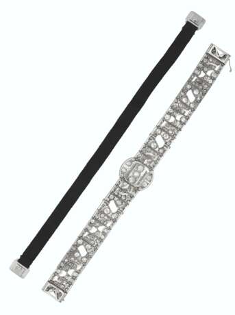 ART DECO DIAMOND CHOKER/BANDEAU/BRACELET/BROOCH - Foto 2