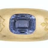 JAR SAPPHIRE AND GOLD RING - photo 1